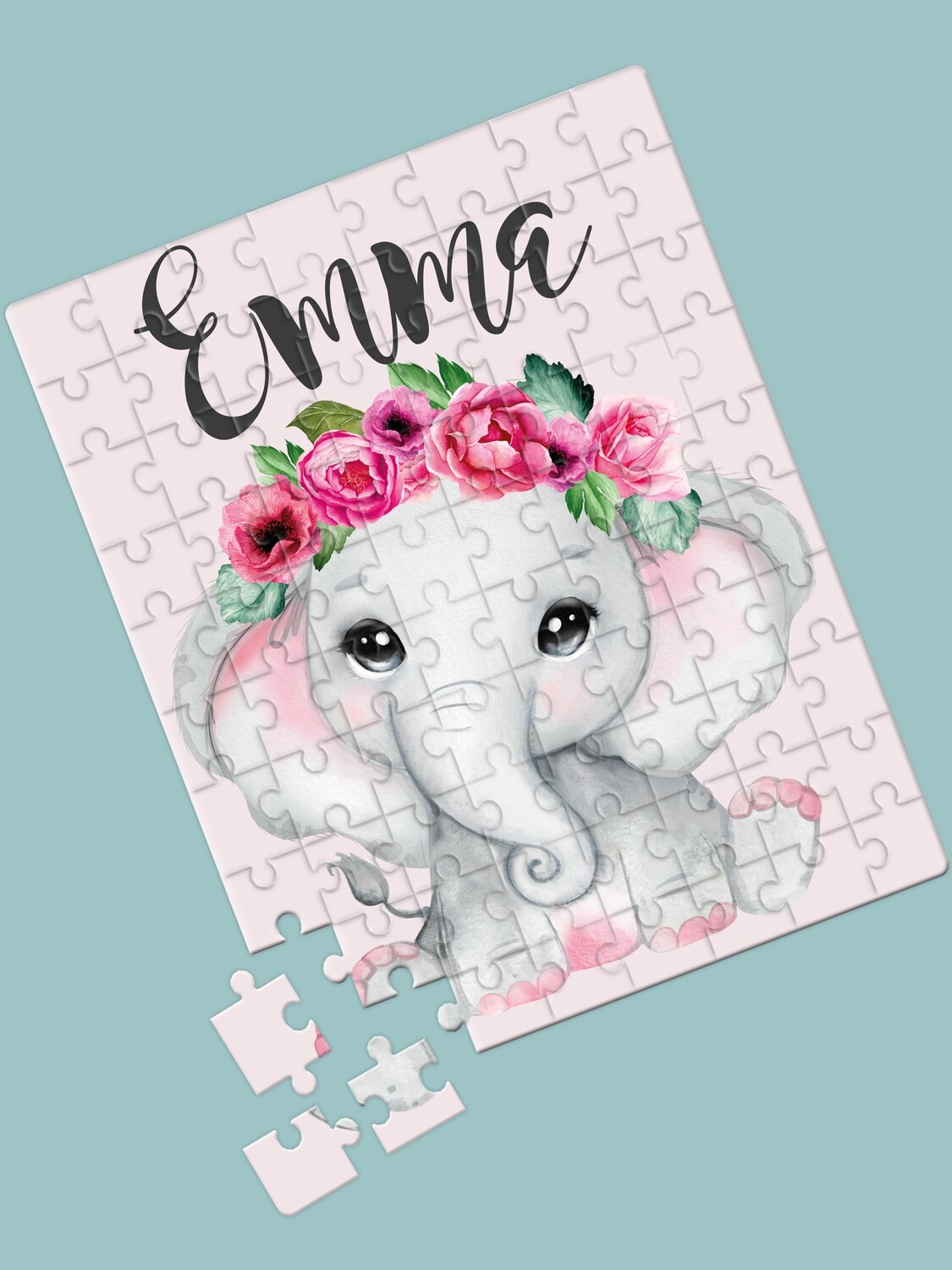 Personalised Elephant Puzzle