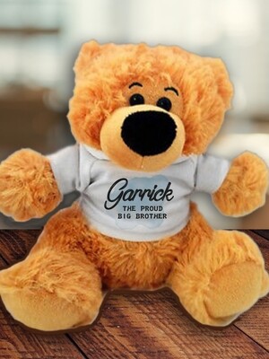 Personalised Blue Teddy