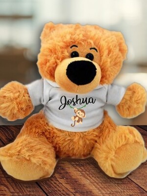 Personalised Monkey Teddy