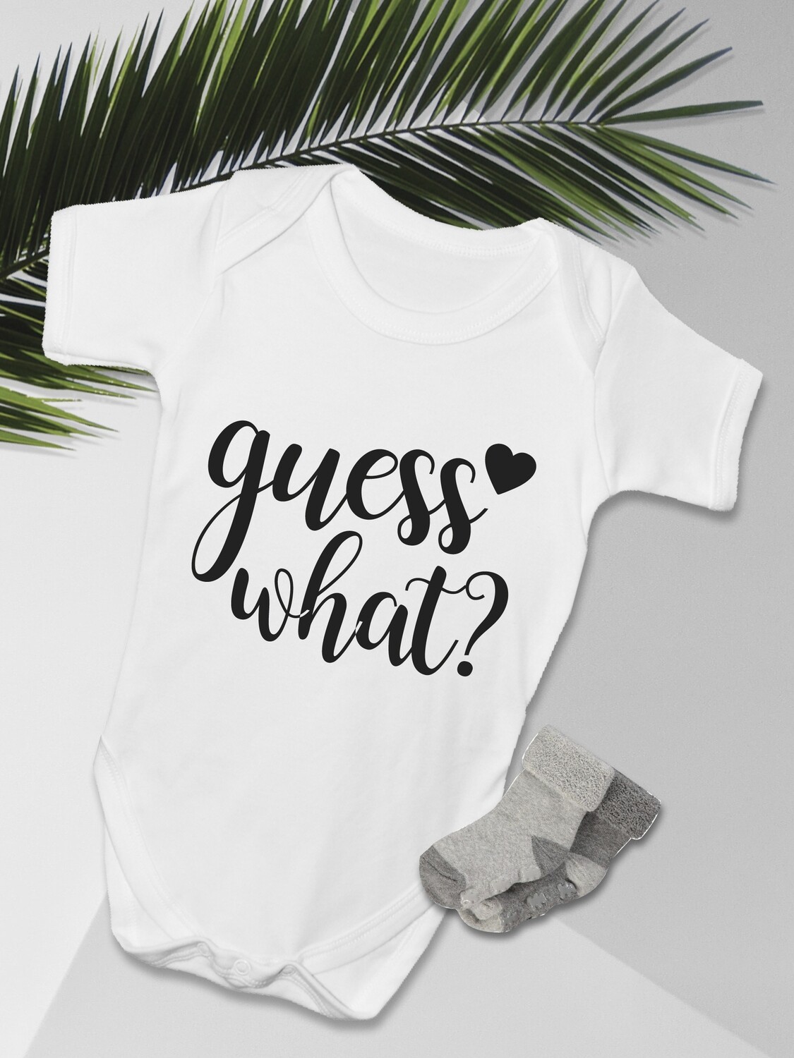 Personalised Guess What Baby Onesie