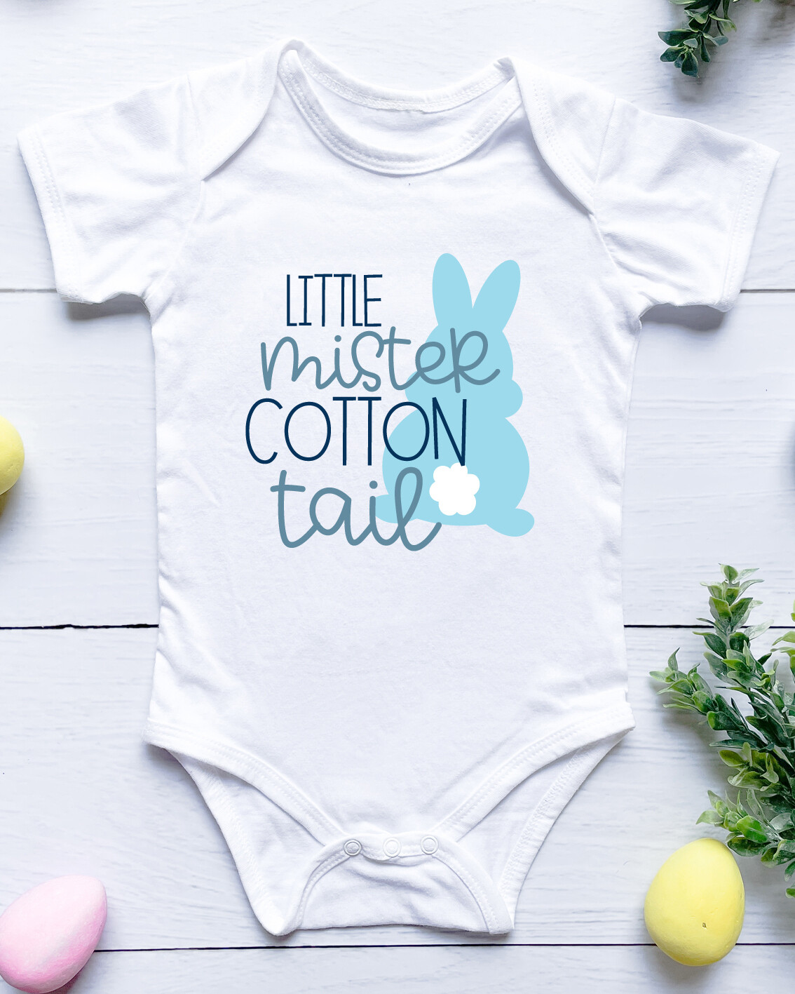 Personalised Cotton Tail Baby Onesie