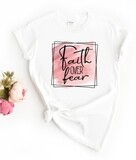 Personalised Faith Over Fear Tshirt