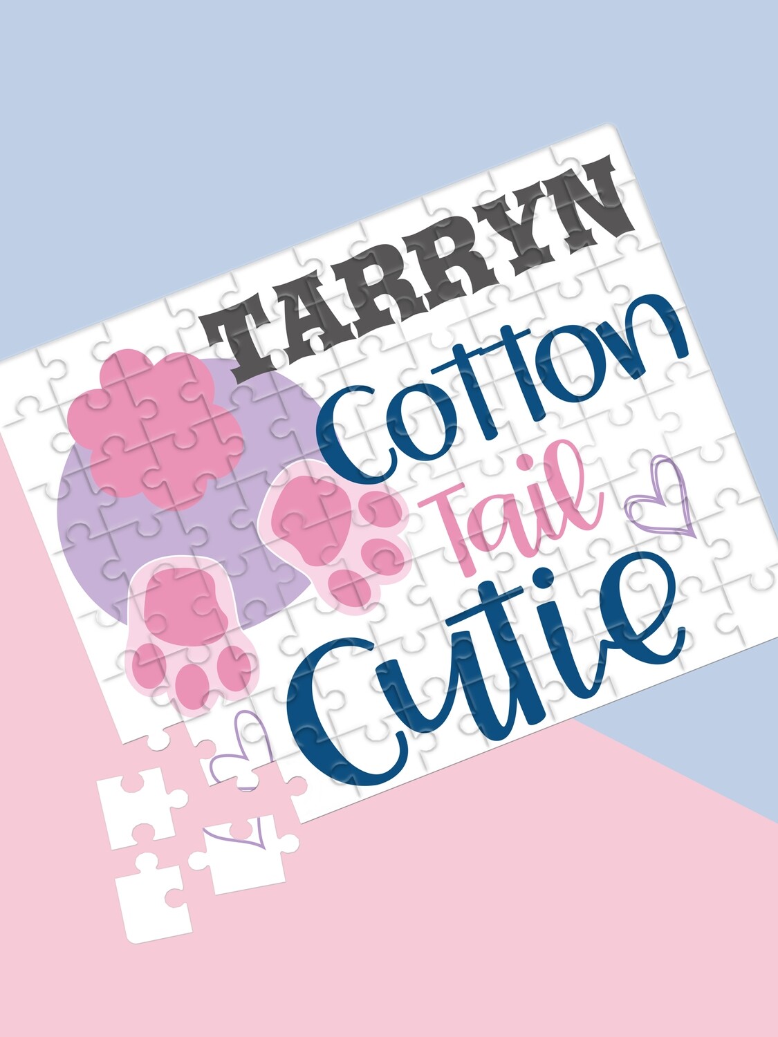 Personalised Cotton Tail Puzzle