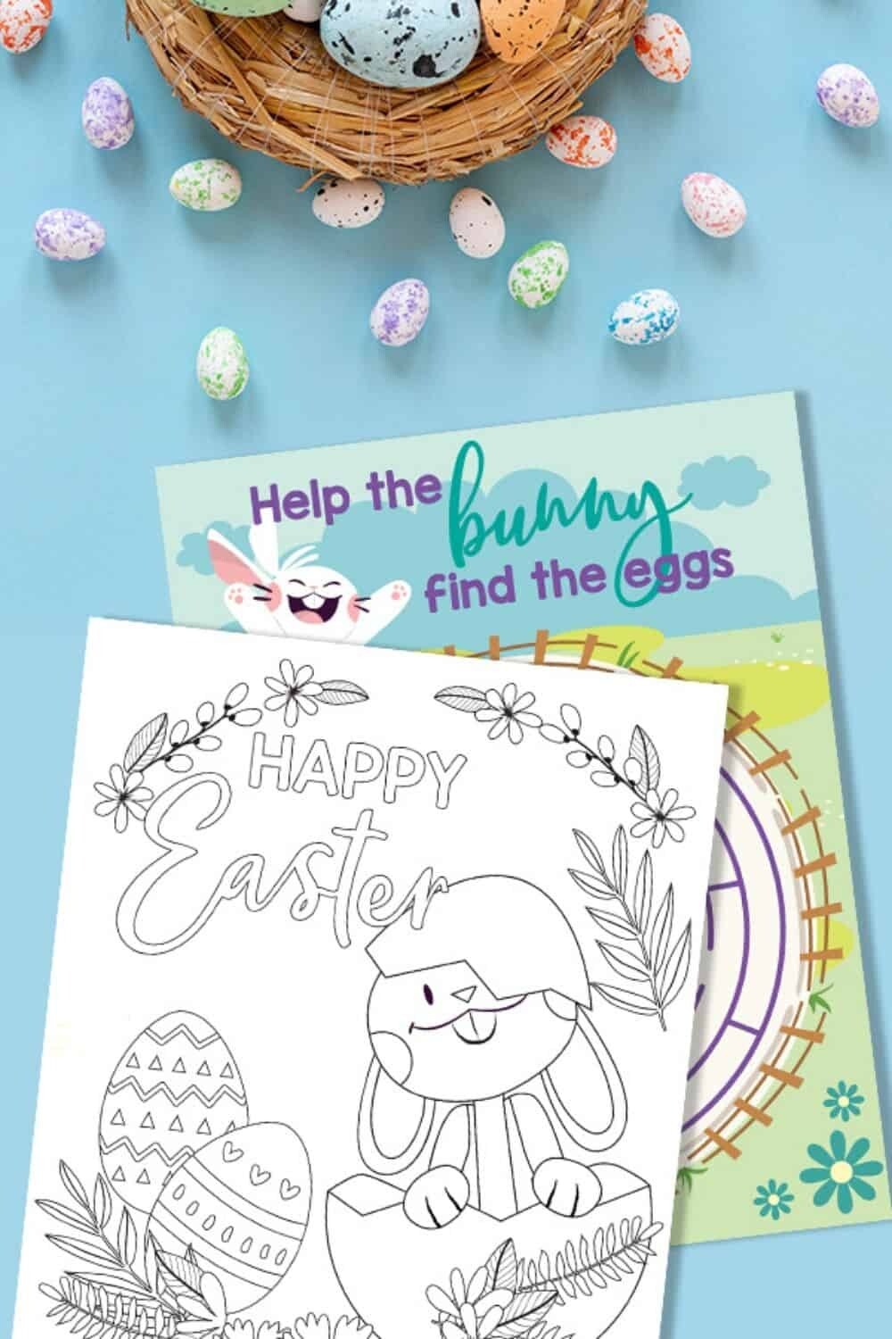 Easter Activity Book PLUS Colouring Book - INSTANT DOWNLOAD