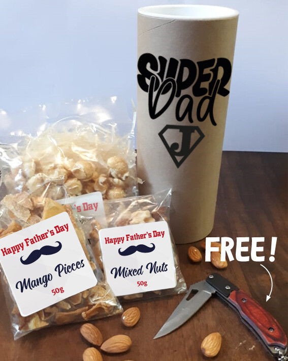 Super Dad Snack Tube & FREE GIFT!