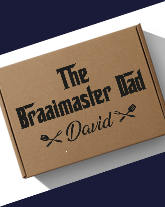 Personalised Braai Master Hamper Box