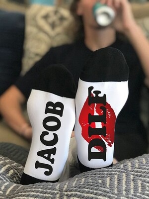 Personalised Dilf Socks