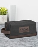 Personalised Cursive Mens Toiletry Bag