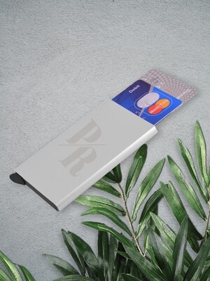 Personalised Slashed Initials Wallet/Card Holder