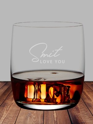Personalised Name & Message Whiskey Glass