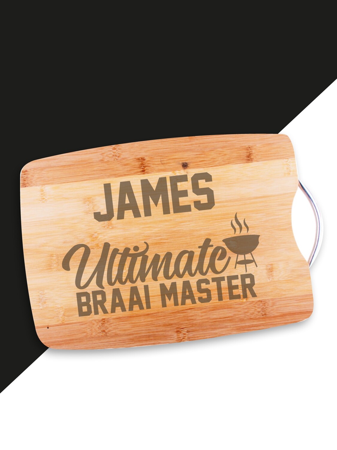 Personalised Braai Master Wood Chopping Board