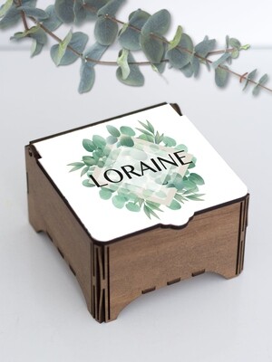 Personalised Eucalyptus Keepsake Box