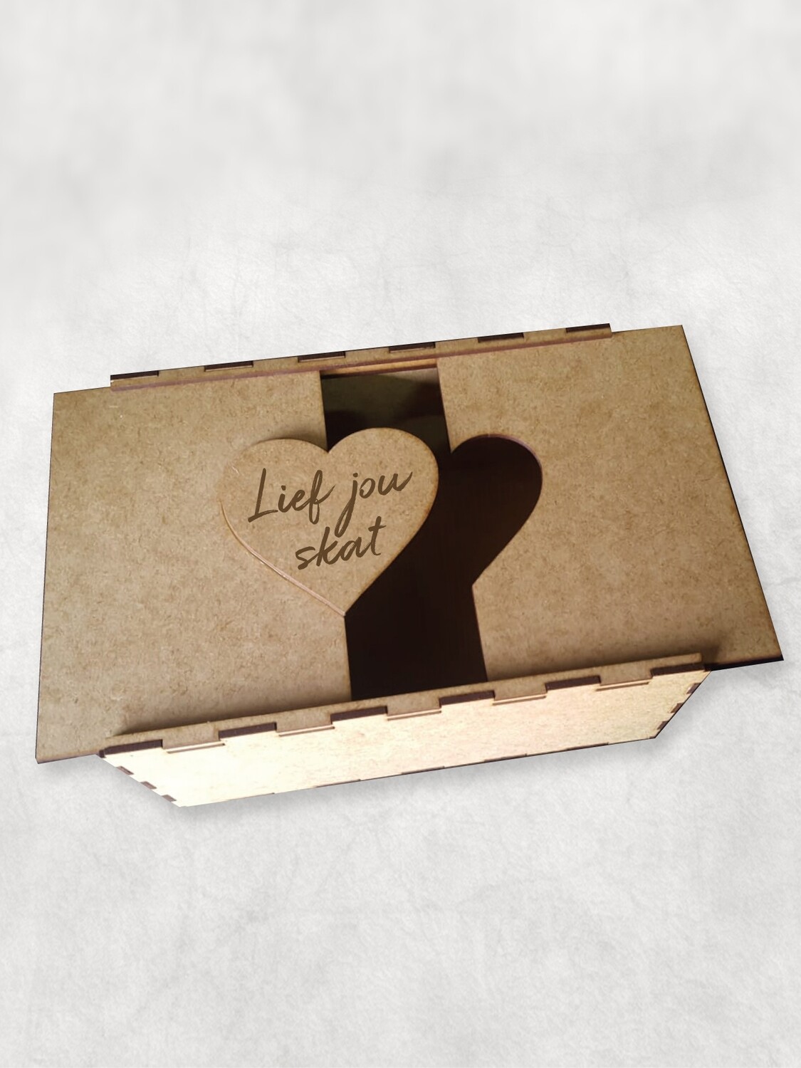 Personalised Message Heart Box