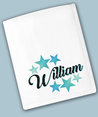Personalised Stars Plush Blanket