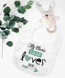 Personalised Loves Me Baby Bib