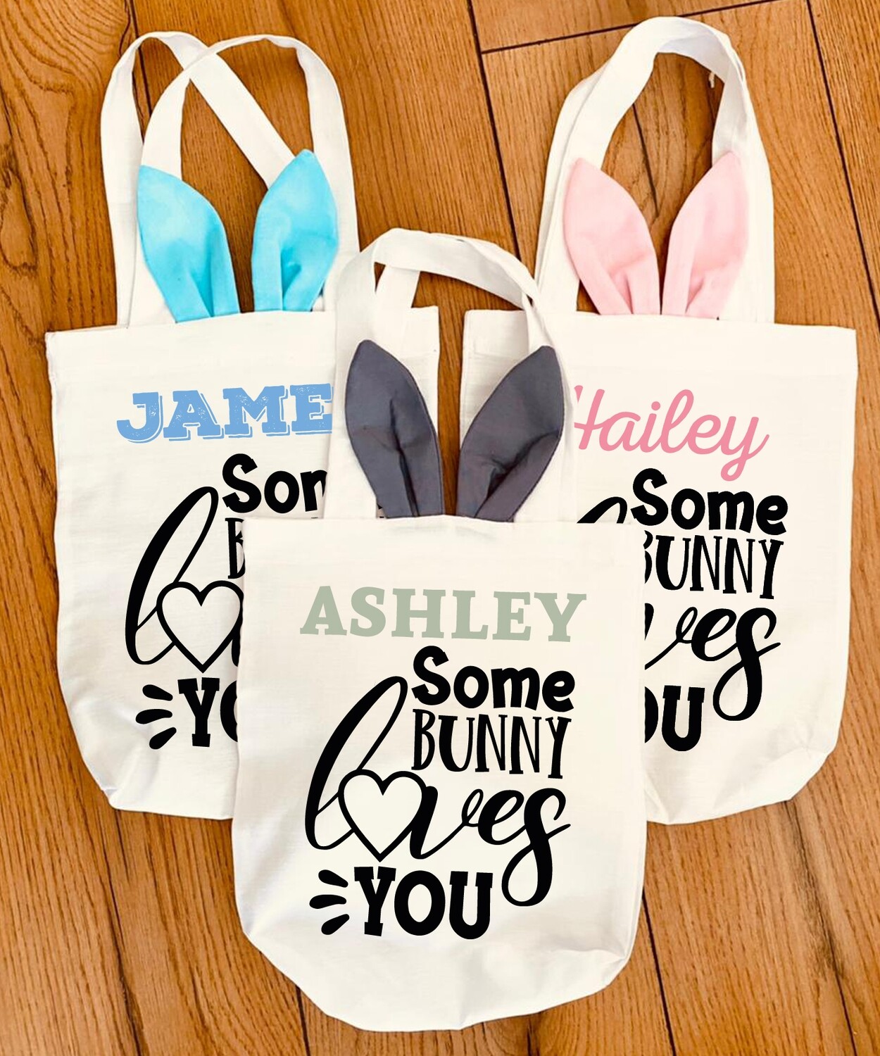 Personalised Some Bunny Easter Bag