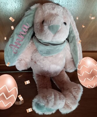 Personalised Glitter Bunny Plush Toy
