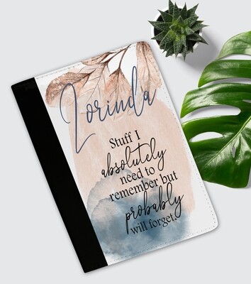 Personalised Watercolour Notepad