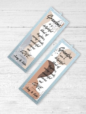 Personalised Pastel Bookmarks