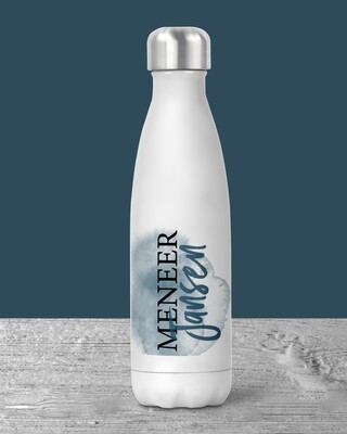Personalised Blue Water Bottle