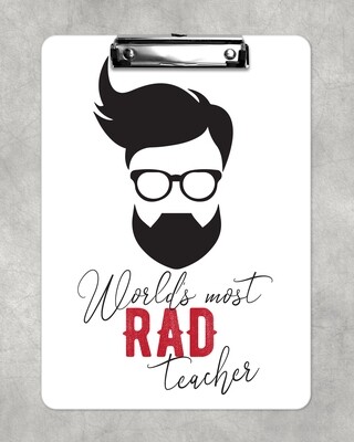 Personalised Hipster Clipboard