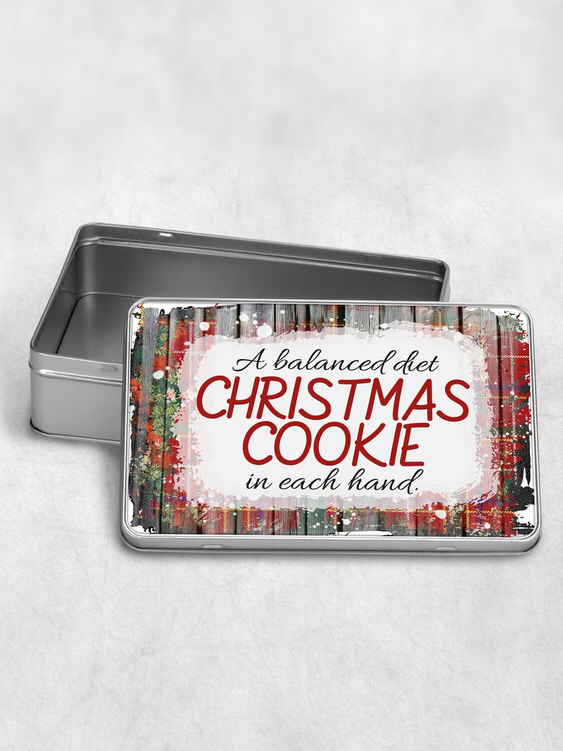 Personalised Christmas Cookie Tin