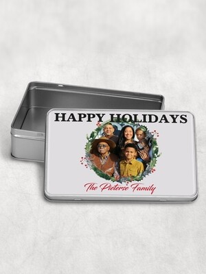 Personalised Photo Metal Box