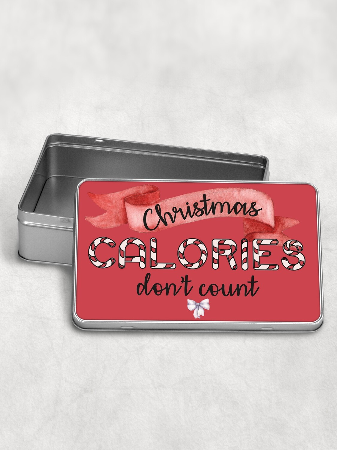 Personalised Calorie Metal Box