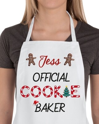 Personalised Cookie Baker Apron