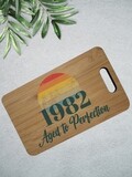 Personalised Vintage Wood Chopping Board