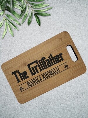 Personalised Grillfather Wood Chopping Board