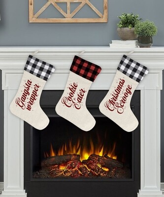 Personalised Message Christmas Stocking