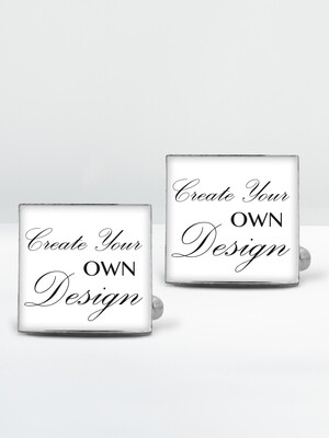 Wedding Create Your Own Personalised Cufflinks