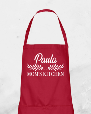Personalised Mom&#39;s Kitchen Apron