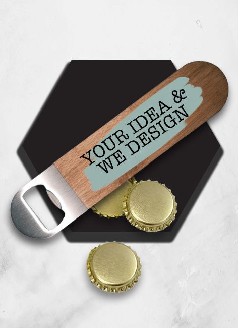 Personalised Custom Wood Bottle Opener