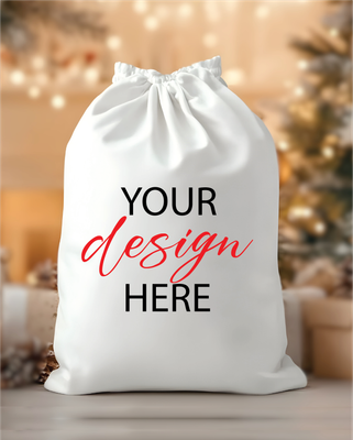 Personalised Your Design Christmas Santa Sack