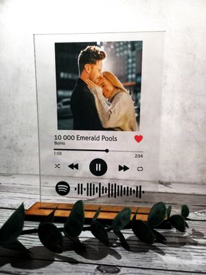 Personalised Acrylic Music Plaque