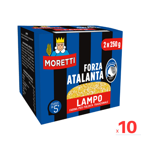 Farina di mais lampo sottovuoto Atalanta (2x250gx10)
