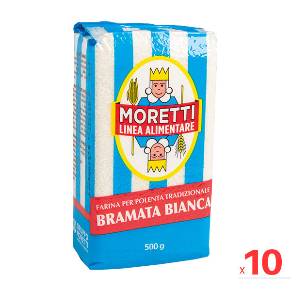 Farina di mais bramata bianca (10x500g)