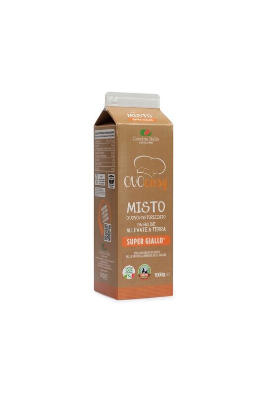 Misto d'uovo SuperGiallo da galline allevate a terra (10x1kg)