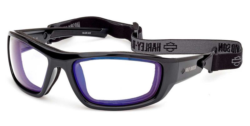 Harley-Davidson® Blaze Ace Light-Adjusting Blue Riding Photochromic Sunglasses