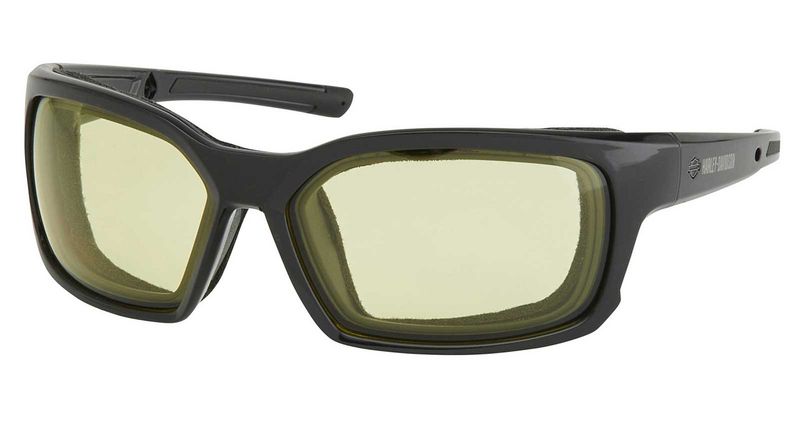 Harley-Davidson® Men&#39;s Classic Eagle Riding Sunglasses, Yellow Polycarbonate Lens