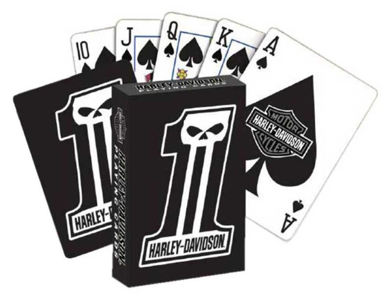 Harley-Davidson® Dark Custom #1 Skull Standard Size Playing Card Deck