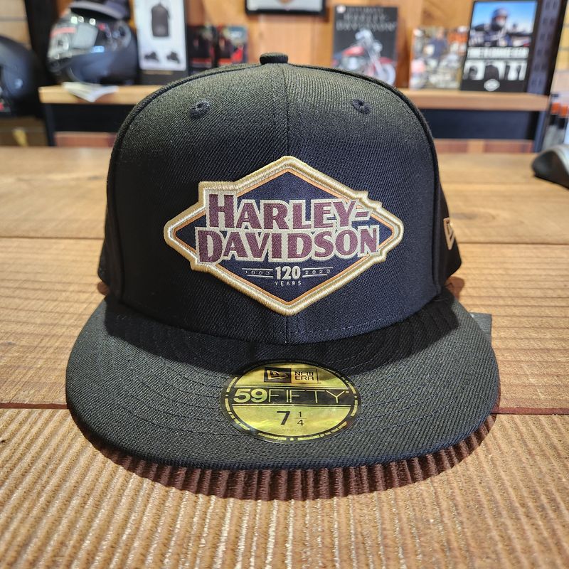 Harley-Davidson 120th Anniversary 59fifty Baseball Cap - Black Beauty