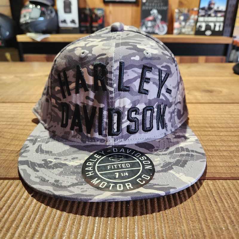 Harley-Davidson® Men&#39;s Staple Novelty Cap - Camo - Grey