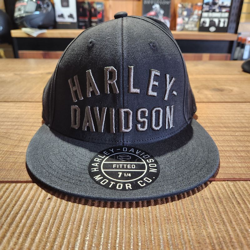 Harley-Davidson® Fitted Washed Gray cap