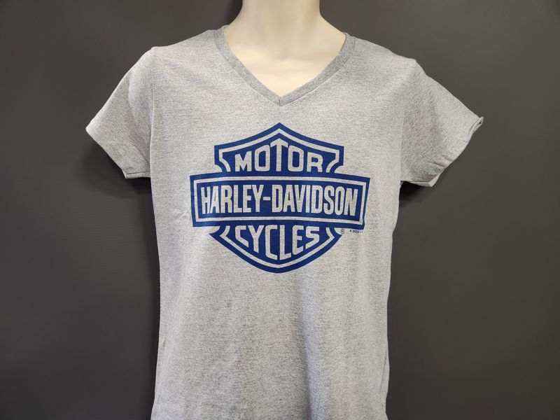 ​Harley Davidson Dealer Women&#39;s T-Shirt - &#39;B&amp;S on Grey&#39;