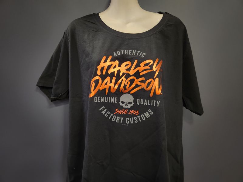 Harley Davidson Dealer Women&#39;s T-Shirt - &#39;Brazen Skull&#39;