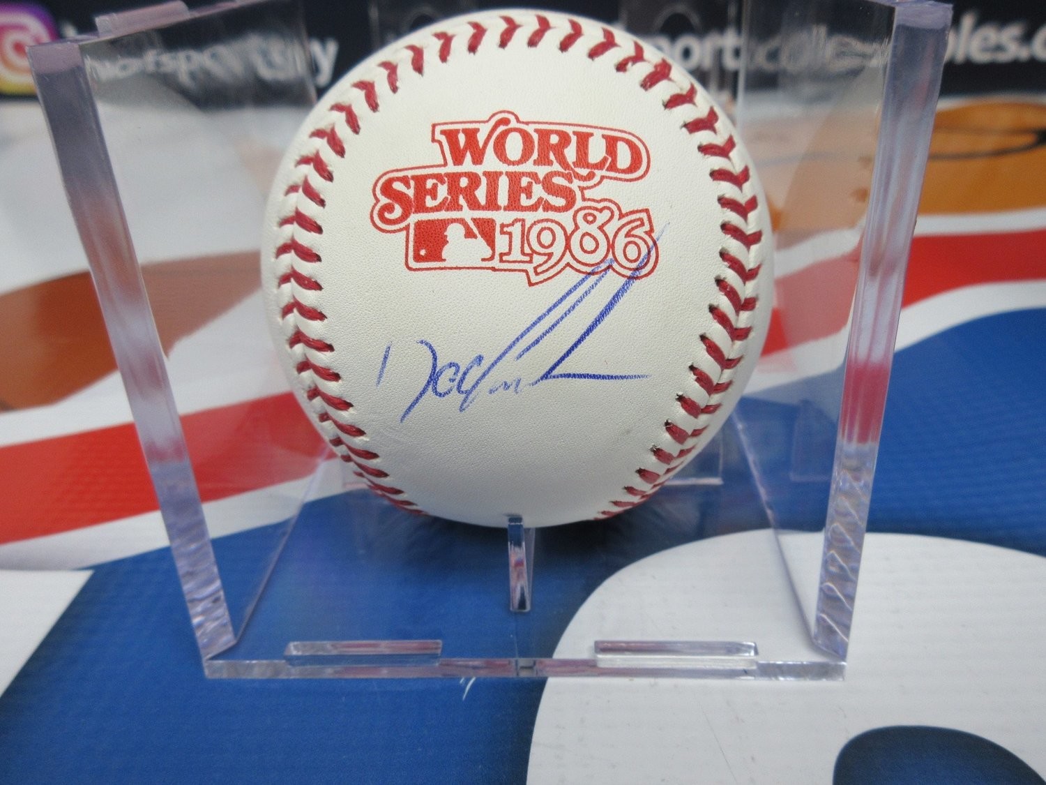 doc gooden autographed baseball