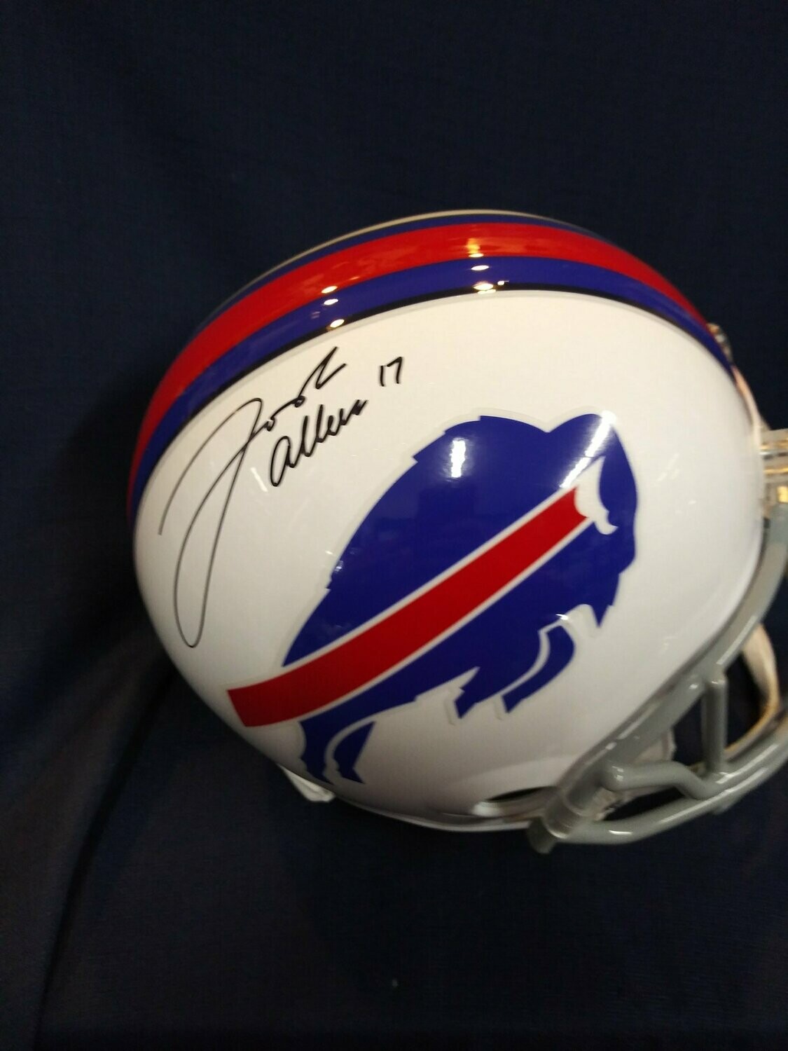 josh allen signed football